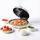 Electric Pizza Maker 1500W - 30cm Non-Stick Multi-Function Arabic Bread &amp; Tortilla Maker, White