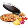 Electric Pizza Maker 1500W - 30cm Non-Stick Multi-Function Arabic Bread &amp; Tortilla Maker, White