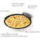 Electric Pizza Maker 1500W - 30cm Non-Stick Multi-Function Arabic Bread &amp; Tortilla Maker, White