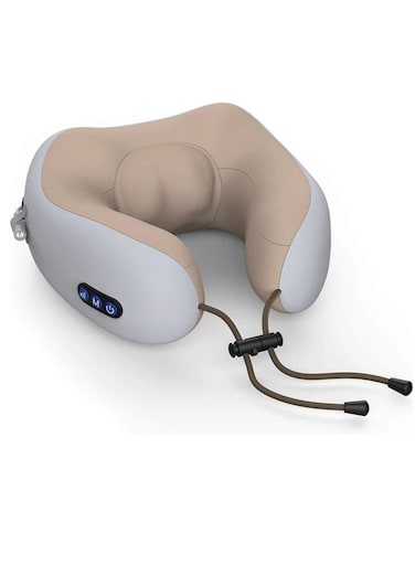 Pillows For Sleeping Airplane Portable Electric Neck Massager Soft Comfortable Breathable Shaped Memory Foam Massage Neck Pillow For Car Home And Office
