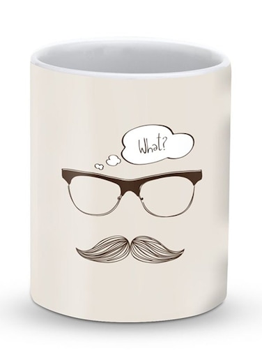 Premium What Hipster Designer Mug Beige/Brown