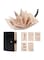 Lolalet Travel Jewelry Organizer Case, Portable Jewlery Storage Book Portfolio Binder with Zipper Velvet Pouch and Built-in Mirror for Women -Black