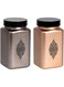 Servewell HARMONY 2 lt Square Canister-Metallic Silver-Bronze-Black Design