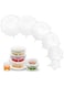 Dubai Gallery Pack Of 6 Silicone Food Covers Clear 20.5 * 20.5Cm