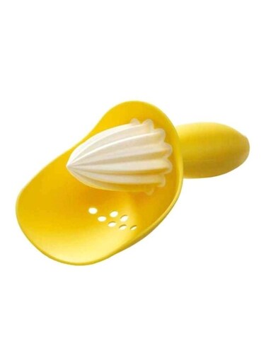 Joseph Catcher Citrus Reamer Yellow/White 8.7x16.6x6.8cm
