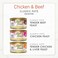 Fancy Feast Purina Pate Wet Cat Food Variety Pack, Classic Collection Chicken &amp; Beef - (24) 3 Oz. Pull-Top Cans