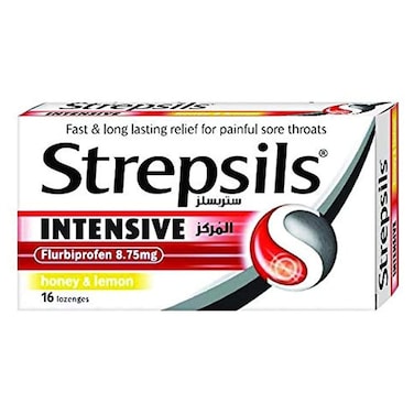 Strepsils Intensive Honey &amp; Lemon Lozenges 16's