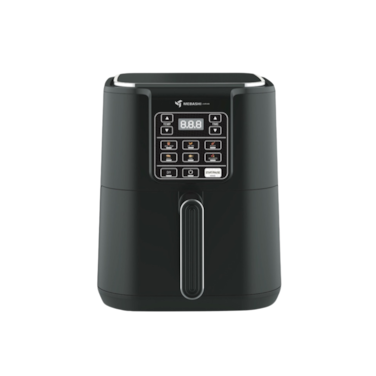 Mebashi 6L Air Fryer, Digital Touch Screen Cooking Machine, 360 Heat Circulation,(1500W) Touch Control Panel, 7 Function Menus (ME-AF653)