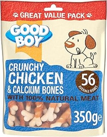 Goodboy Chicken &amp; Calcium Bones 350g Value  - Pack of 2
