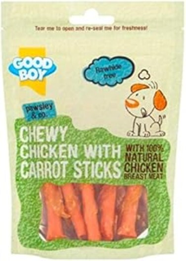 Chicken Carrot Stick 90G - Pack of 4