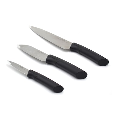 Prestige 3 Pc Knife Set, Stainless Steel Blades, Essential Kitchen Knives For Precision Cutting And Chopping
