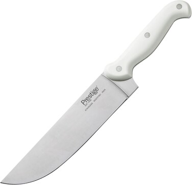 بريستيج سكين جزار احترافي 8 انش - ابيض، سكين تقطيع اللحم، PR49344