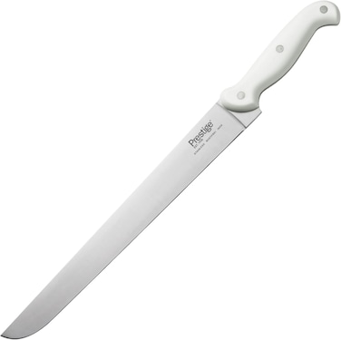 Prestige Professional Butcher Knife 12 Inch - White, Carving Slicing Meat Knife, Slaughter Knife, PR49350