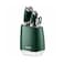 Prestige 8-Piece Stainless Steel Knife Block Set - Green   Knife set with stand   PR50911