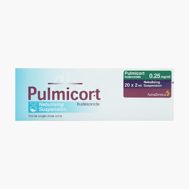 Pulmicort 0.25 Mg/ml Nebulising Suspension 20 Ampoules X 2ml