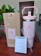 IceFlow Stainless Steel Tumbler with Straw - Vacuum Insulated Water Bottle for Home, Reusable Cup with Straw Leakproof Flip - Cold for 12 Hours or Iced for 2 Days, 30 Oz (Pink)