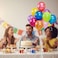 Multicolor Latex Party Balloons Set of 125PCS  Thick Helium &amp; Air Balloons for Birthday, Wedding, Baby Shower &amp; Festival Decoration   Premium Quality Party Balloons