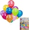 Multicolor Latex Party Balloons Set of 125PCS  Thick Helium &amp; Air Balloons for Birthday, Wedding, Baby Shower &amp; Festival Decoration   Premium Quality Party Balloons