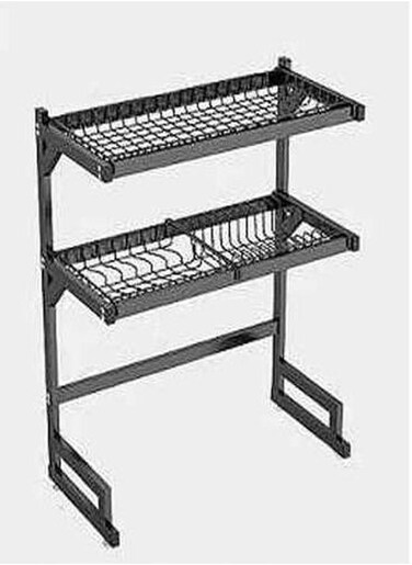 Stainless Steel Multi Layer Kitchen Sink Drain Rack 65 x 31.5 x 80.5 cm