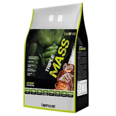 Laperva Triple Mass Gainer, Chocolate Peanut, 13 LB