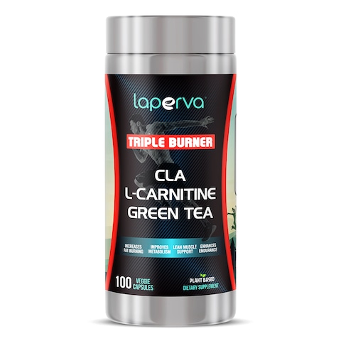 Laperva Triple Burner Cla L Carnitine Green Tea, 100 Veggie Capsules