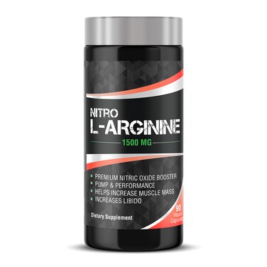 Nitro L Arginine, 90 Veggie Capsules, 1500 mg