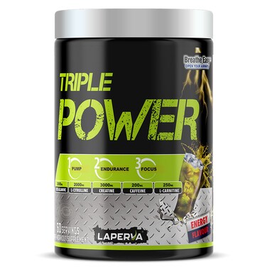 Laperva Triple Power Pre-Workout, Energy Flavour, 60