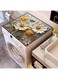 NimbusNote 2 PCS Washer and Dryer Covers for the Top 23.6" x 23.6" Anti-Slip Washing Machine Top Protector Mat Dust-Proof Top Cover for Home Kitchen Laundry Room, Fits Most Washers or Dryers