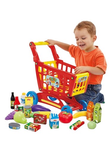 Addo Busy Me My Shopping Trolley, Pretend Toy, Role Play for Kids