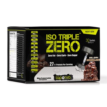 Laperva Iso Triple Zero Next Generation  Whey Protein Sachet, Belgian Chocolate, 30