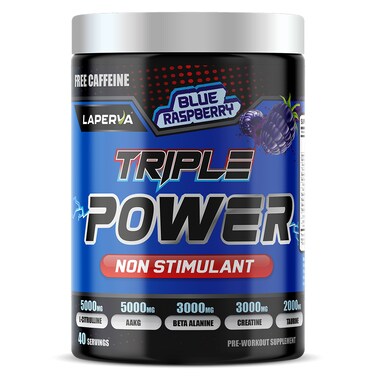Laperva Triple Power Non-stim, Blue Raspberry, 500 Gm