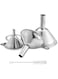Lakatay Stainless Steel Funnels, 3pcs Mini Filling Kitchen Funnel, Sizes Large To Small Funnels for Transferring Essential Oils, Liquid, Fluid, Dry Ingredients &amp; Powder, Durable and Dishwash