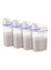 4-Piece Rice And Cereal Storage Container With Measuring Cup Set Clear/Blue 2kg
