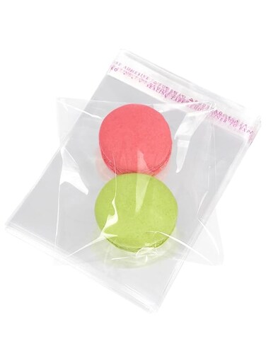 300Pcs Re-sealable Self-Adhesive Plastic Bags, organizing and storage for food samples jewelry snacks baked goods and candy