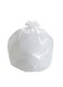(Pack of 100 Bags) Garbage Bag White 65x95cm 20 Micron Heavy Duty Oxo Biodegradable Plastic bag Medium Trash Bags Dustbin Bags Waste Bag Office Bag Strong &amp; Durable Bin Bag Garbage Bag Medium