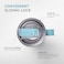 LocknLock Metro Mug King 820ml Grey &ndash; Double-Wall Insulated Stainless Steel Mug with Spill-Resistant Lid