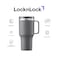 LocknLock Metro Mug King 820ml Grey &ndash; Double-Wall Insulated Stainless Steel Mug with Spill-Resistant Lid