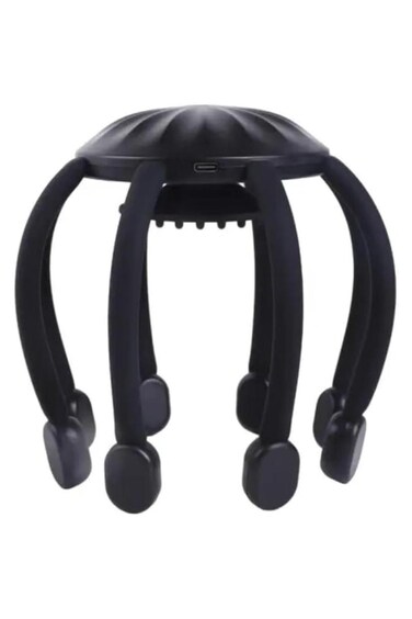 Electric Scalp Massager with 3 Modes, 360&deg; Vibrating Head Massager Comb, Stress Relief Tool