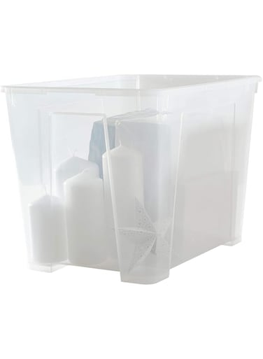 Samla Box Transparent 39x28x28 cm