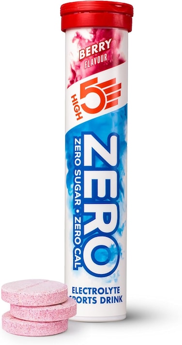 High5 Zero Electrolyte Tablets, Hydration Tablets Enhanced With Vitamin C, 0 Calories &amp; Sugar Free, Boost Hydration, Performance &amp; Wellness, Berry, 20 Tablets (20X, Pack Of 1)