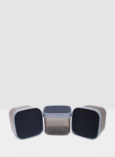 3-Piece Multi-Purpose Storage Container Grey