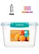 1.49 Liter Klip It Plus Rectangular stackable food storage box, comes with easy locking clip, leak proof, BPA Free. Minty Teal