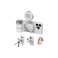 Magnetic Phone Camera Grip with Selfie Ring Light by