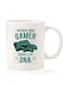 Premium Quality Two Sided Printed Coffee Mug Tea Cup For Home Office, Kids Men Women Natural born gamer