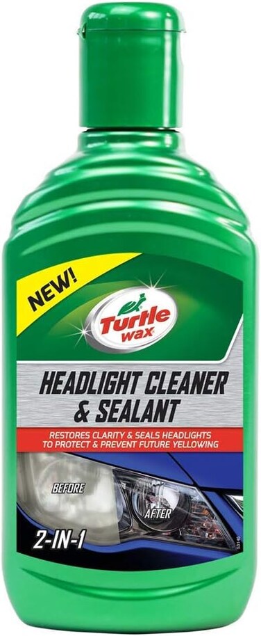 Turtle Wax, 2 in 1 Headlight Cleaner &amp; Sealant, 266 ml, 50285