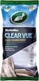 Turtle Wax Car Wipes, Clear Vue Car Glass Cleaner Wipes - Quick &amp; Easy Streak Free Glass Wipes- Removes Finger Marks, Grime &amp; Tobacco Stains On Windows, Mirrors &amp; Camera Lenses - Re-Sealable Pack