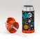 THERMOS FUNTAINER STAINLESS STEEL KIDS SPACE PARTY BOTTLE 355ML, F40120AU, KIDS WATER BOTTLE WITH STRAW, INSULATED FLASK, HYDRATION BOTTLE WITH LID