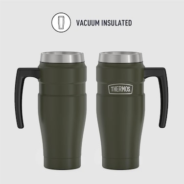 THERMOS STAINLESS STEEL VACUUM INSULATED STEEL MUG 470 ML, SK1000MS, TRAVEL MUG, THERMOS MUG, INSULATED TUMBLER
