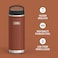 THERMOS ICON STAINLESS STEEL VACUUM INSULATED SADDLE BOTTLE 710ML, IS2002SD, THERMAL BOTTLE, THERMOS BOTTLE, TRAVEL FLASK