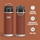 THERMOS ICON STAINLESS STEEL VACUUM INSULATED SADDLE BOTTLE WITH SPOUT 710ML, IS2202SD, THERMAL BOTTLE, THERMOS BOTTLE, TRAVEL FLASK
